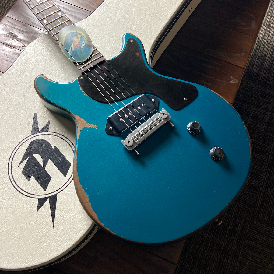 Rock'n Roll Relics Thunders DC Ocean Turquoise w/Badass Type Bridge