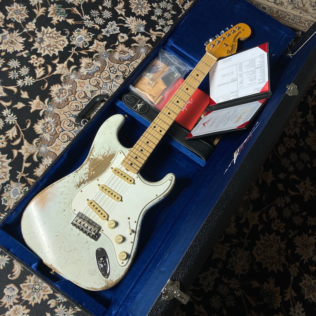 Fender Custom Shop Master Built Series '69 Stratocaster OLP White Heavy Relic Jason Smith